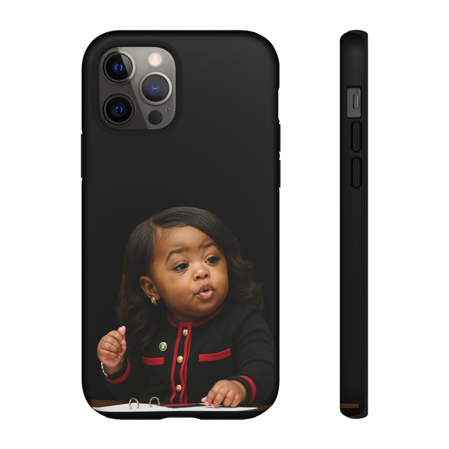 Glossed Up + Ready for the Group Chat Phone Case - Jasmine Crockett