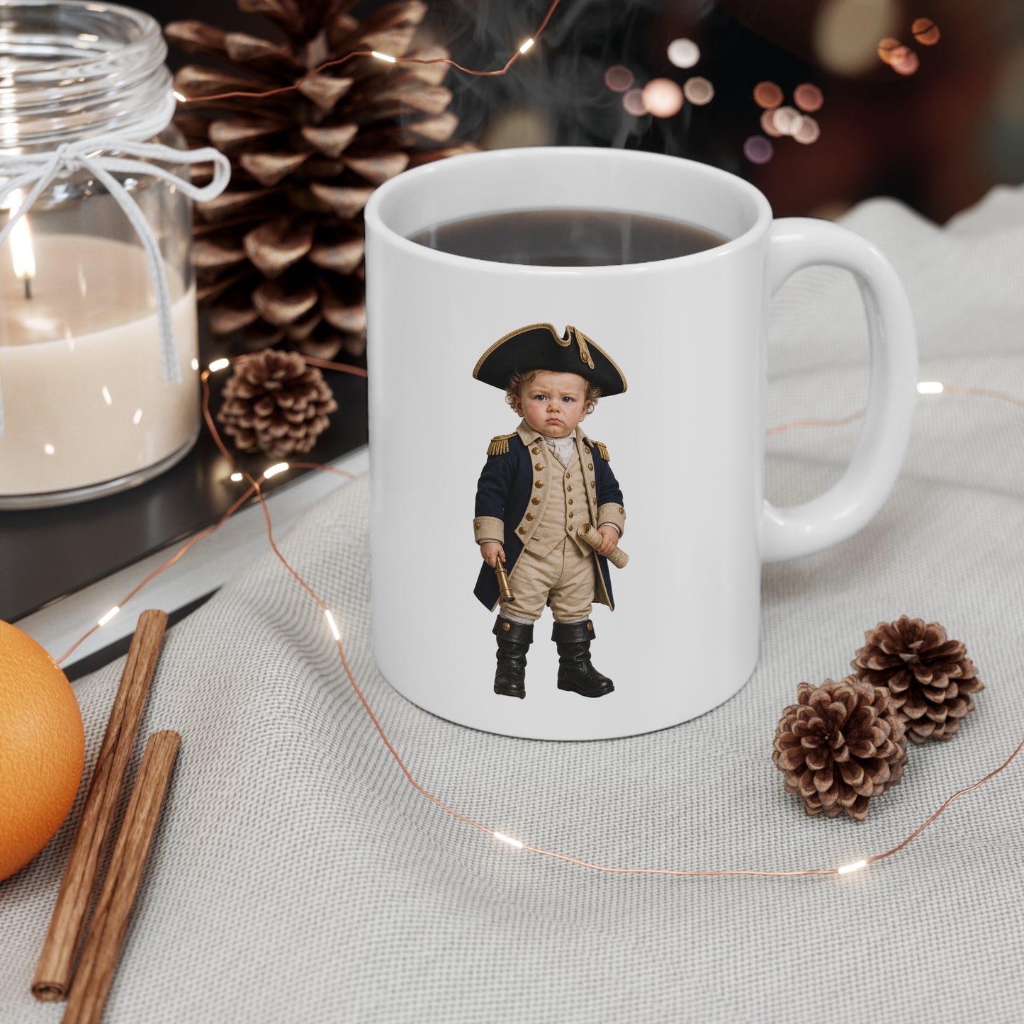 Mess Hall Mug - Army Revolutionary War Continental Artillery Officer