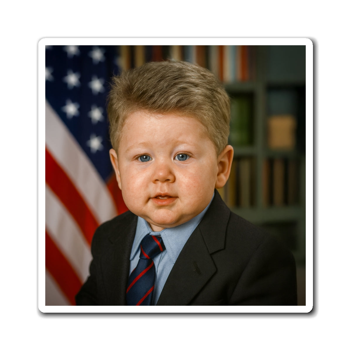 Fridge-Side Chat Magnet - William J. (Bill) Clinton
