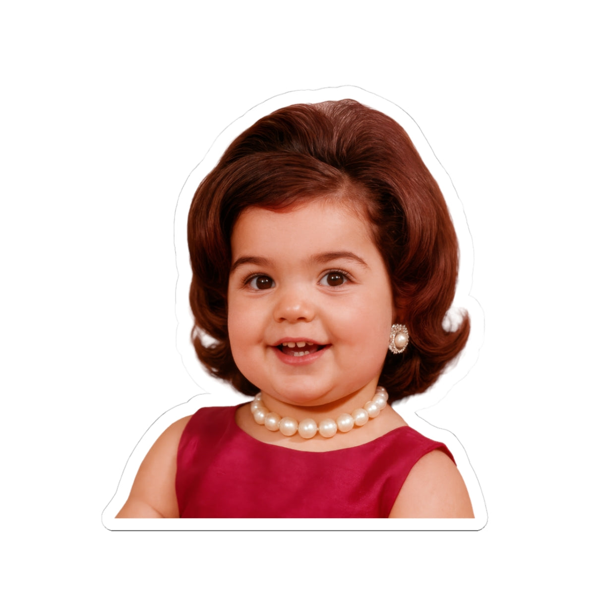 Pillbox Power-Up Sticker - Jacqueline Kennedy