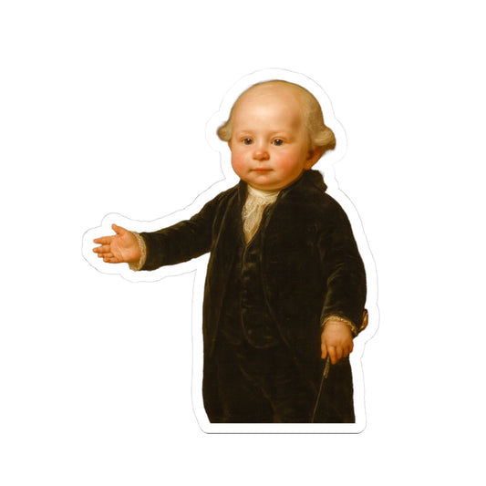 I Cannot Tell a Lie—This Sticks Sticker - George Washington