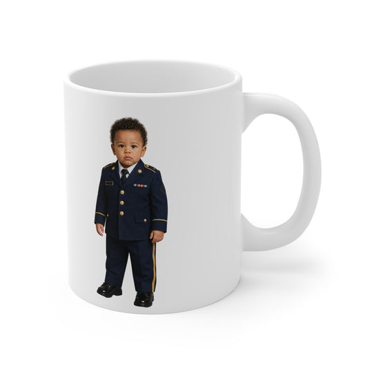 Briefing Room Mug - Army Modern Dress Uniform Multiracial Male