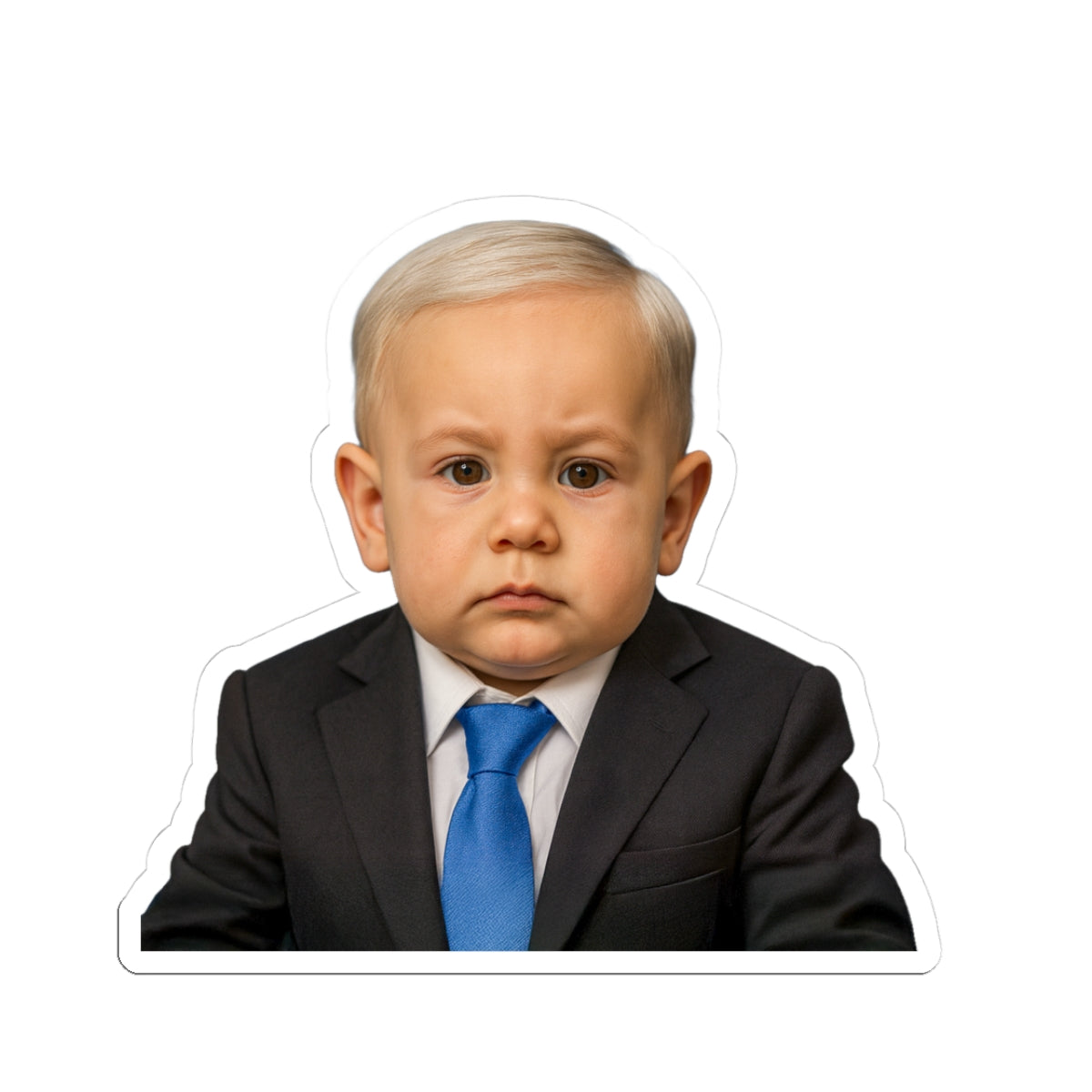 Peel, Press, Prevail Sticker - Benjamin Netanyahu