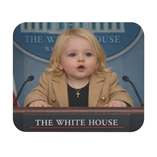 Clickbait Resistant, Cursor Confident Mouse Pad - Karoline Leavitt