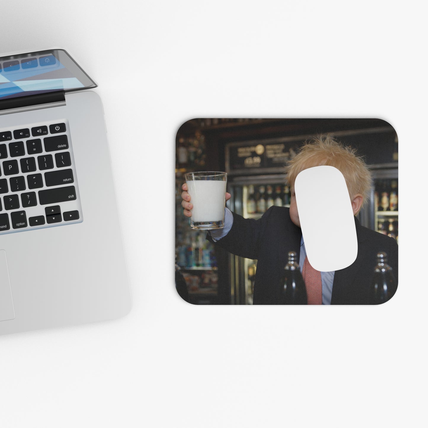 Milky Boris Mouse Pad - Boris Johnson