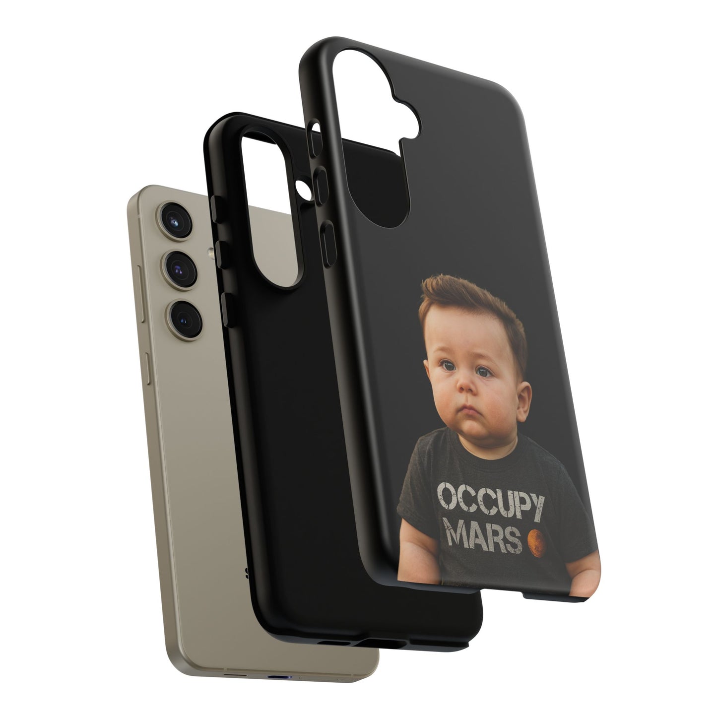 Pocket Payload: Dual-Layer Mars Readiness Phone Case - Elon Musk