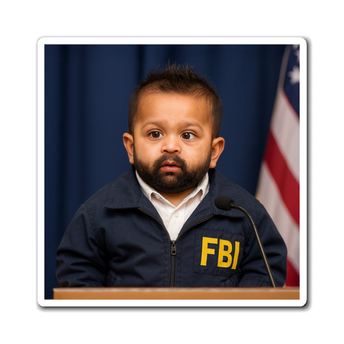 Fridge Files Magnet - Kash Patel