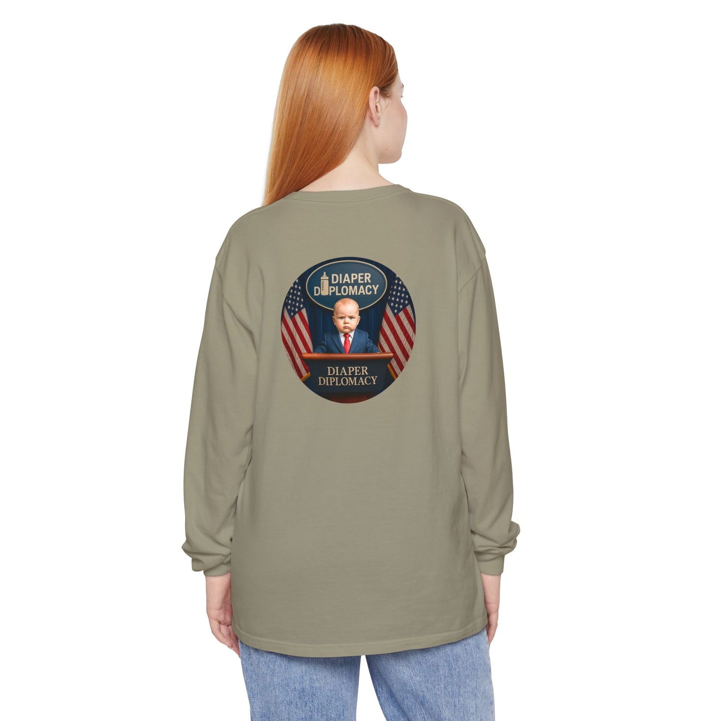 Diaper Diplomacy — Podium Baby Long Sleeve Tee