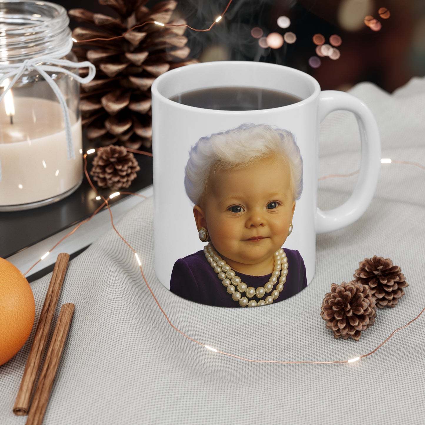 The Matriarch in Miniature Mug – Barbara Bush