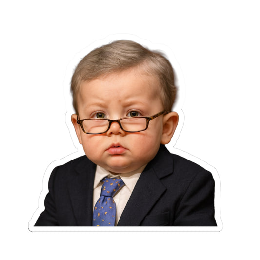 Stick a Little Sense On It Sticker - John Kennedy