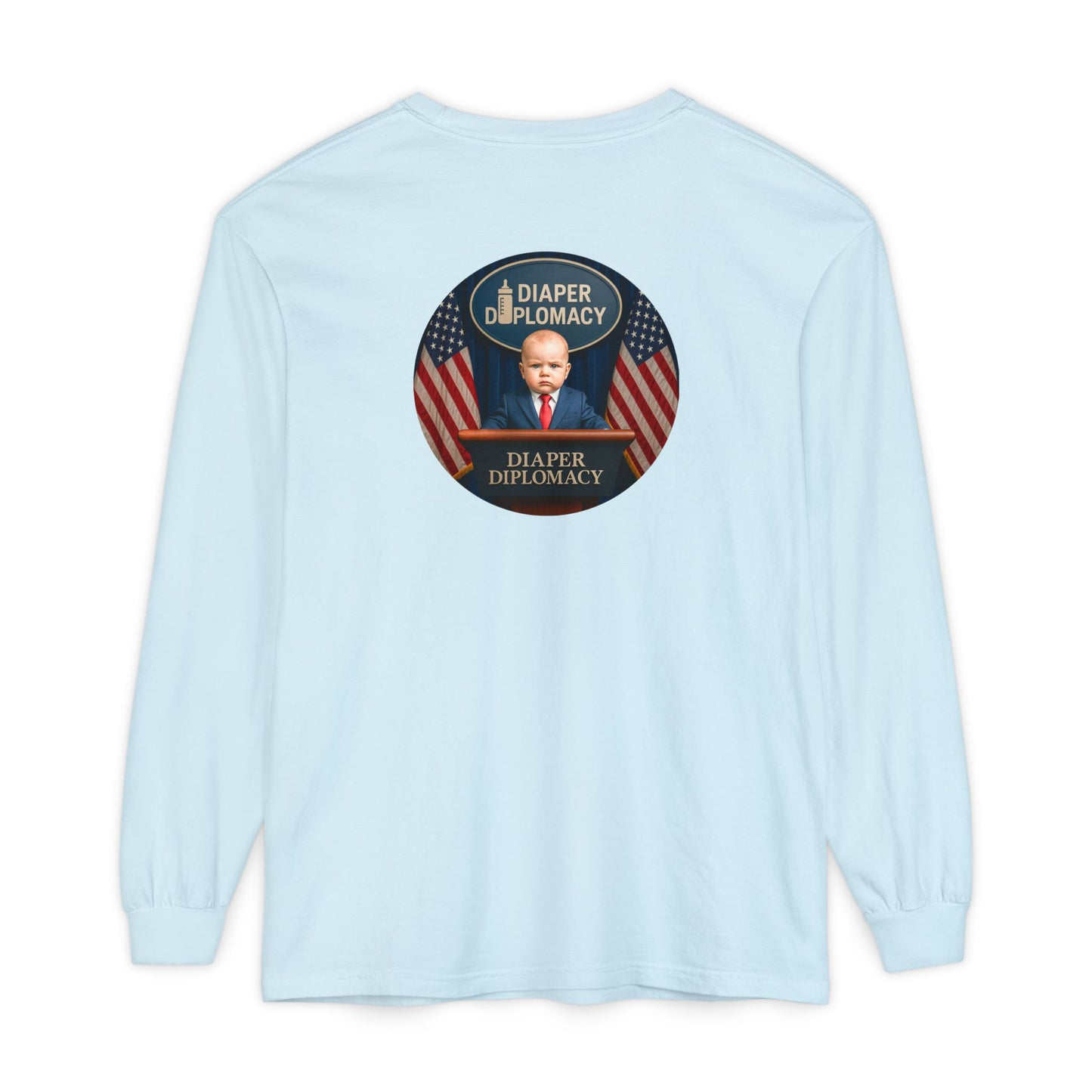 Diaper Diplomacy — Podium Baby Long Sleeve Tee