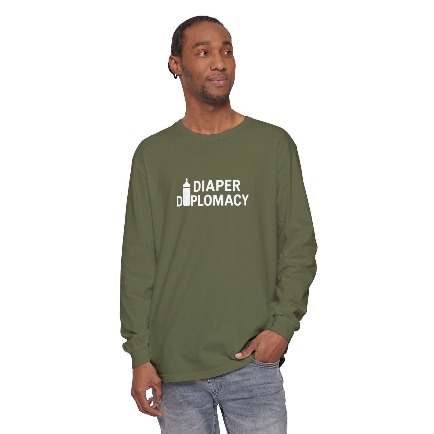 Diaper Diplomacy — Podium Baby Long Sleeve Tee
