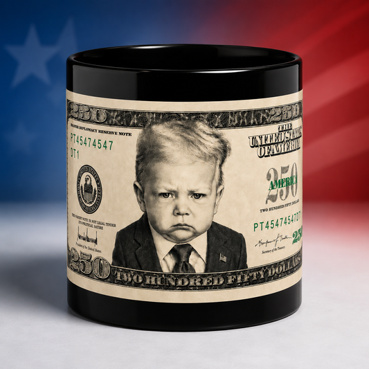 "Make America 250 Again" Black Mug - Donald Trump