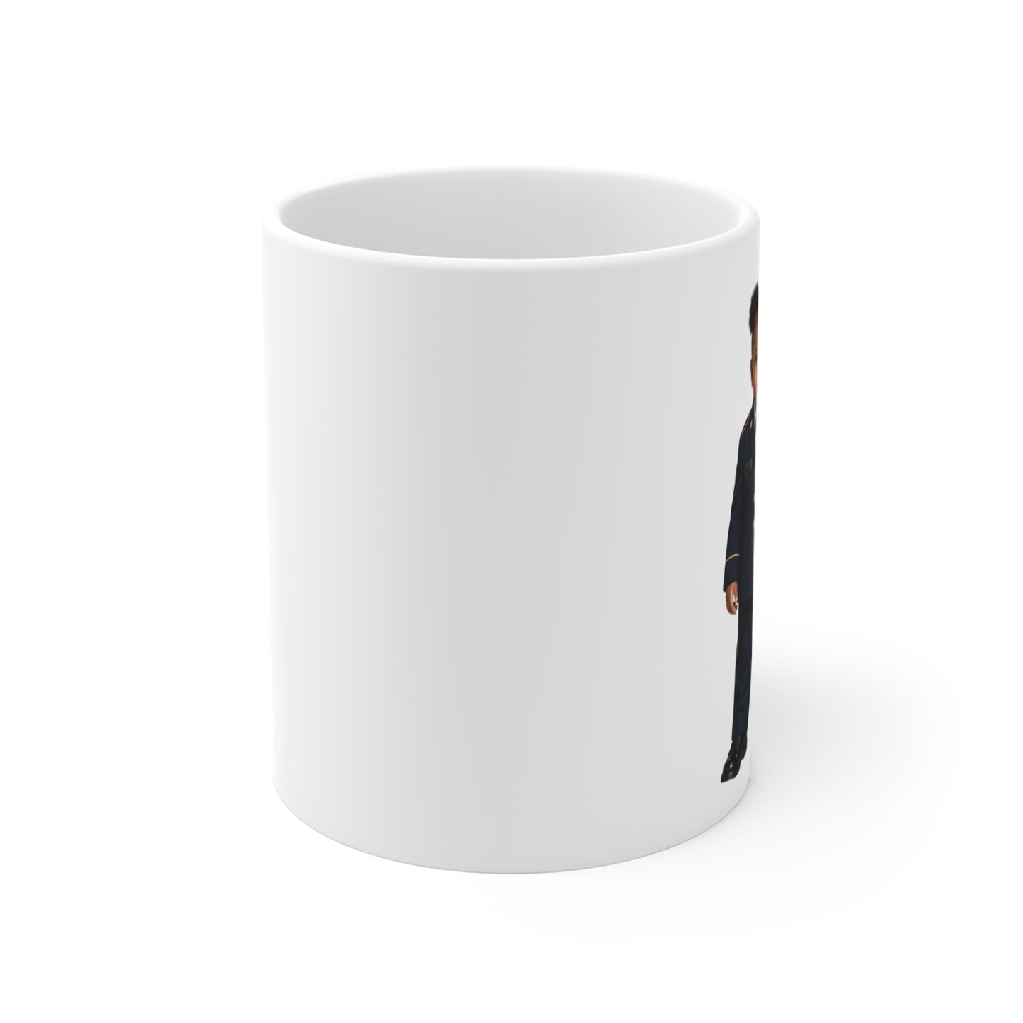 Tiny Command Mug - Army Modern Dress Uniform Black Female