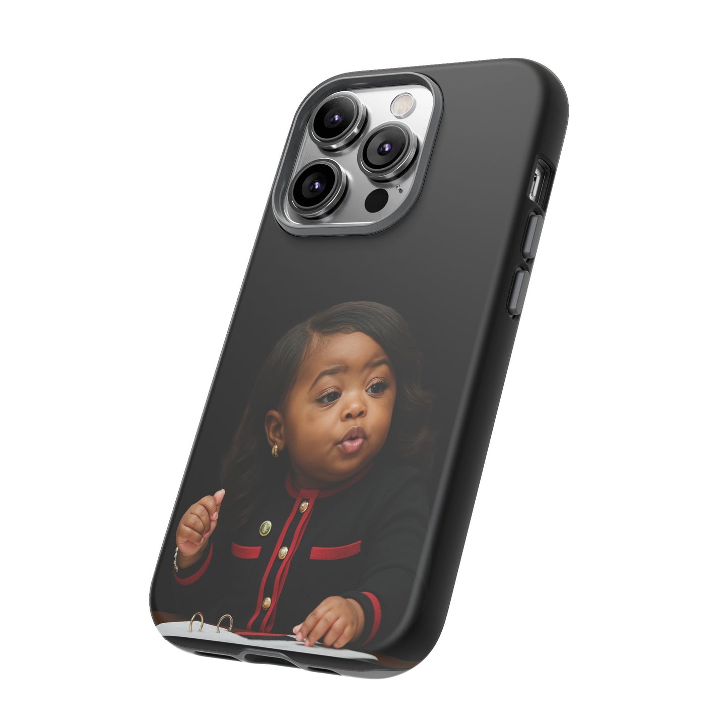 Glossed Up + Ready for the Group Chat Phone Case - Jasmine Crockett