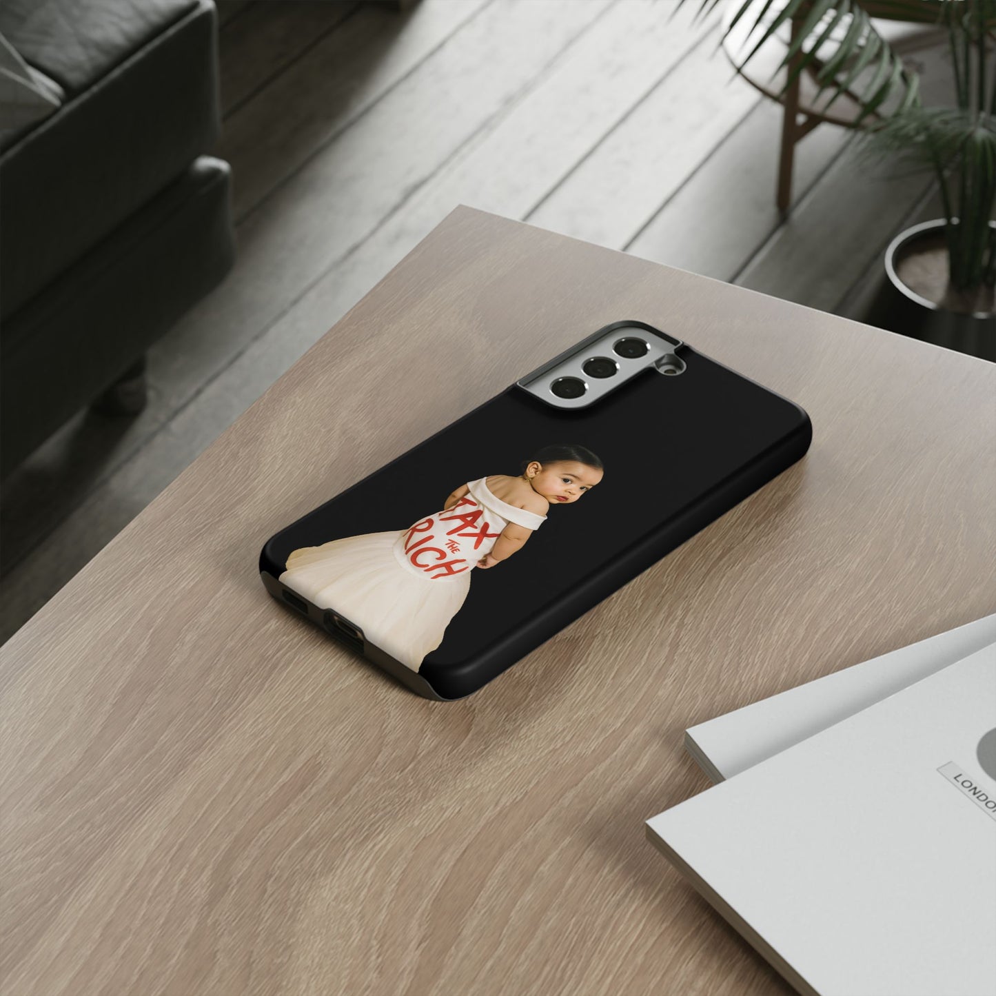 Tax the Playpen Phone Case - Alexandria Ocasio-Cortez (AOC)