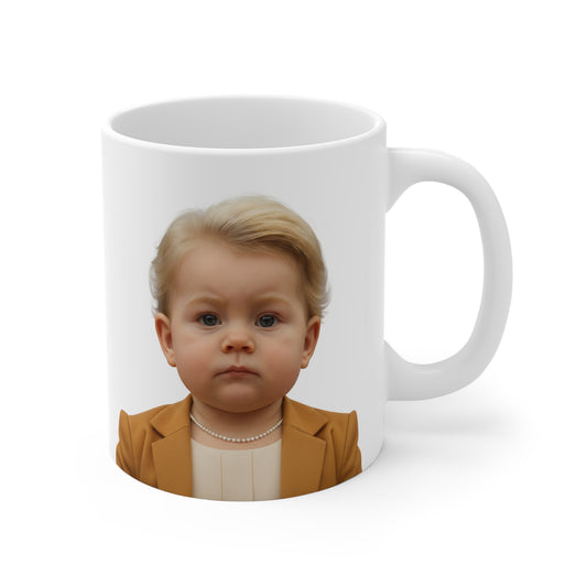 Geopolitical Sippy Cup Coffee Mug - Ursula von der Leyen