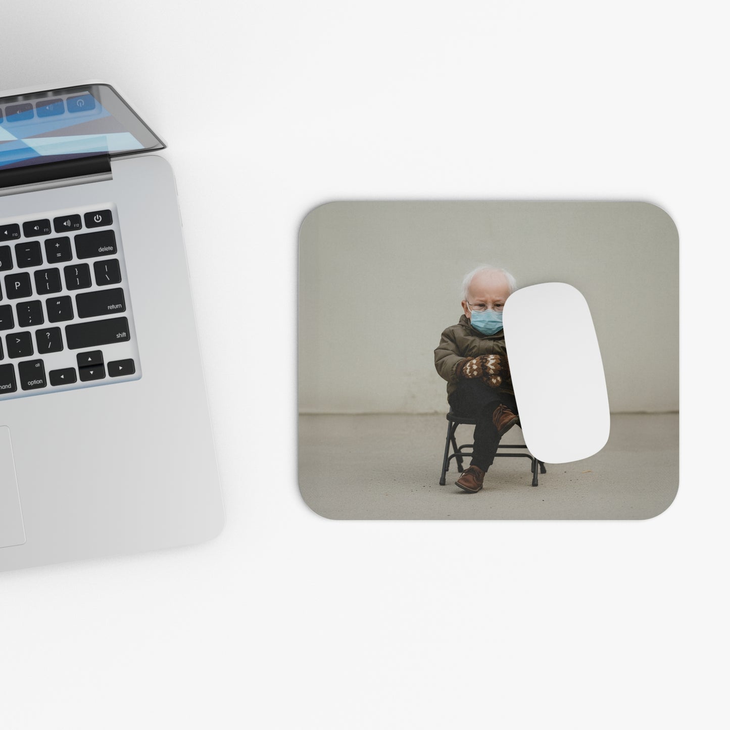 Mittens Mouse Pad - Bernie Sanders