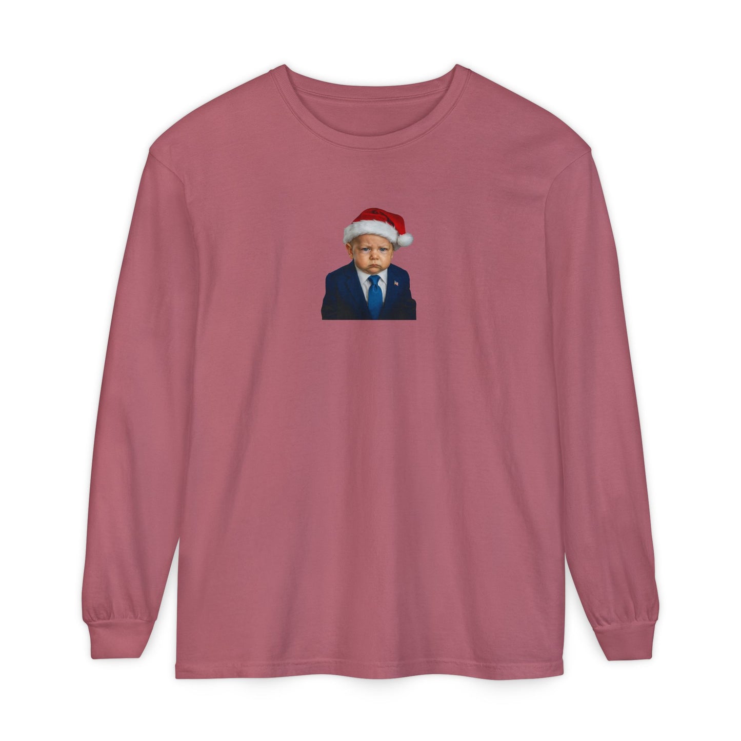 Make Christmas Great Again Long Sleeve Shirt - Donald J. Trump