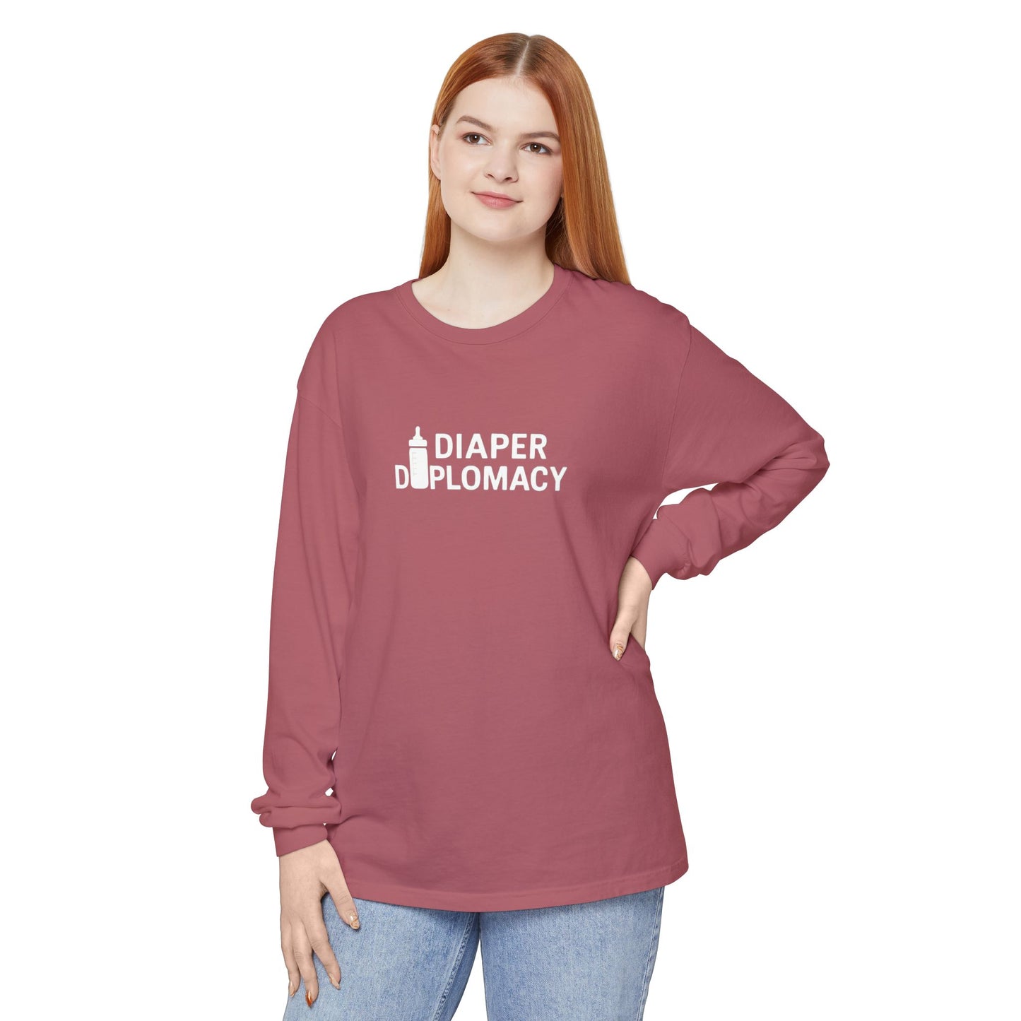Diaper Diplomacy — Podium Baby Long Sleeve Tee