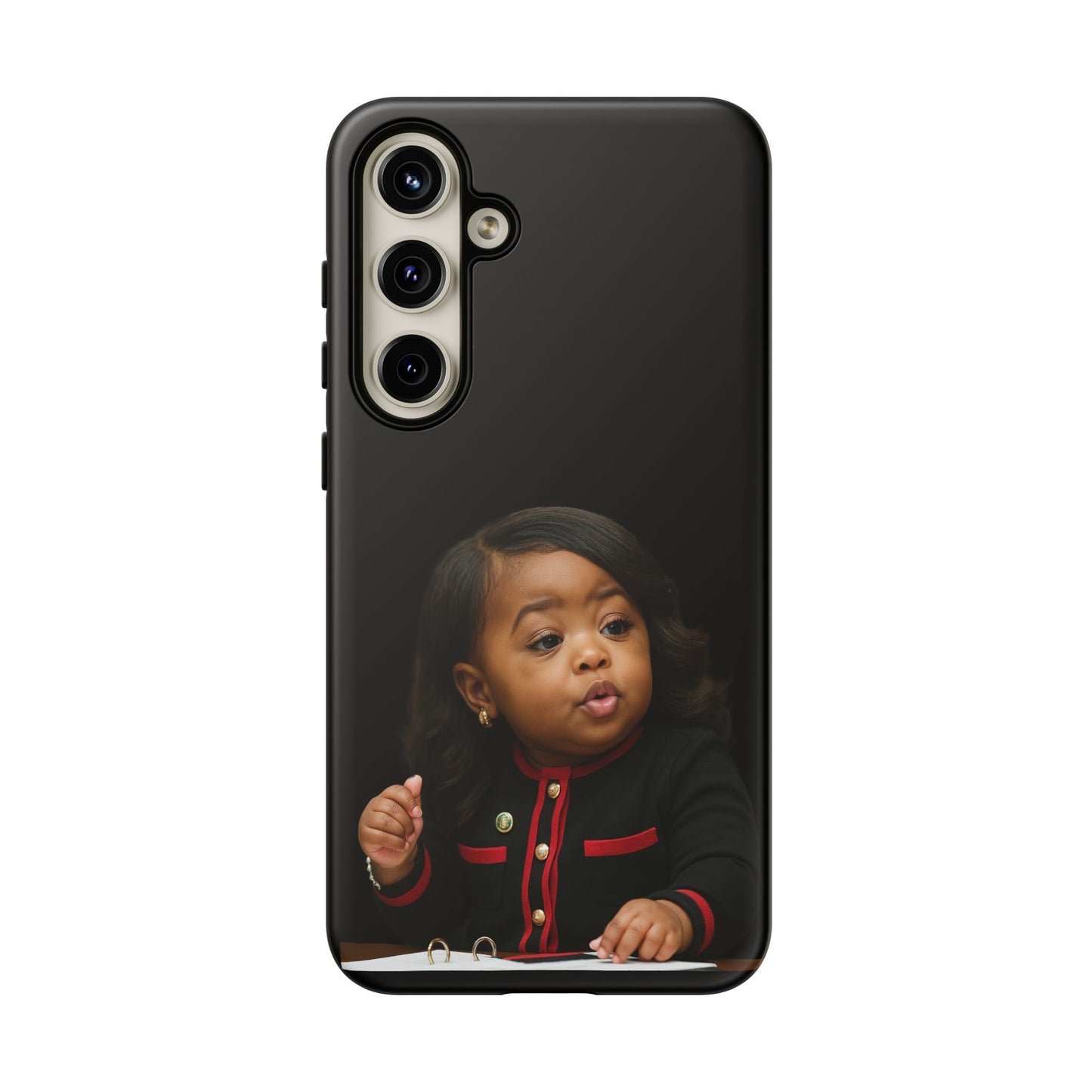 Glossed Up + Ready for the Group Chat Phone Case - Jasmine Crockett