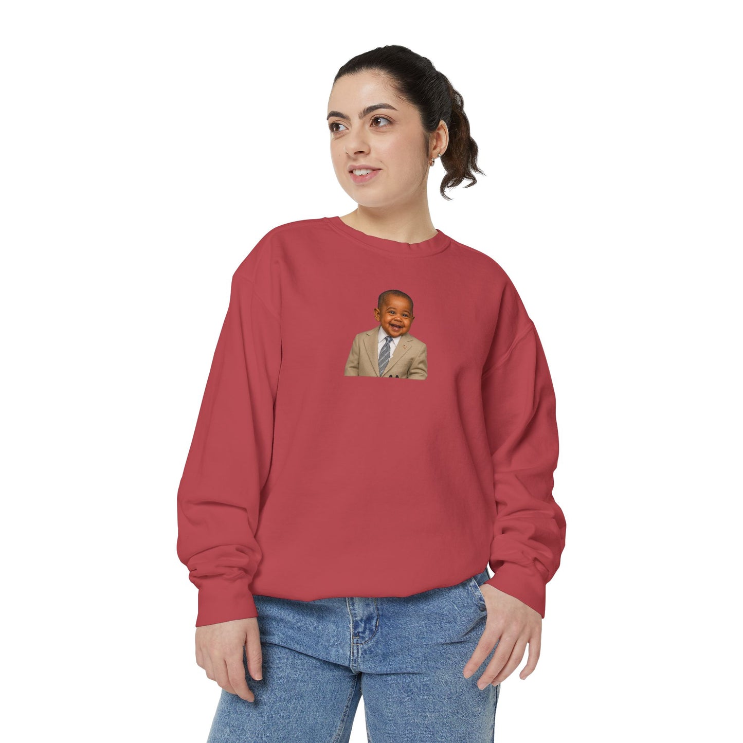 "Yes We Tan" Crewneck Sweatshirt - Barack Obama