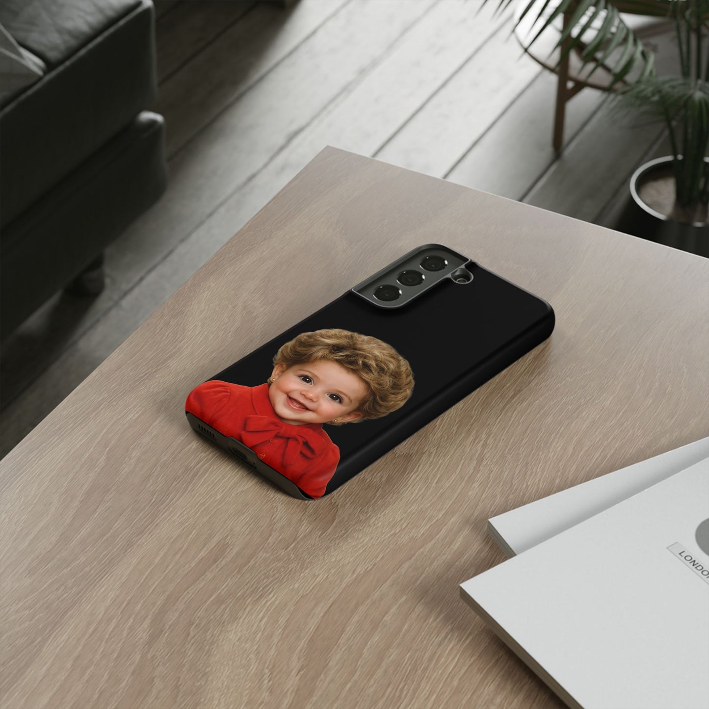 "Just Say No (to Cracks)" Phone Case - Nancy Reagan