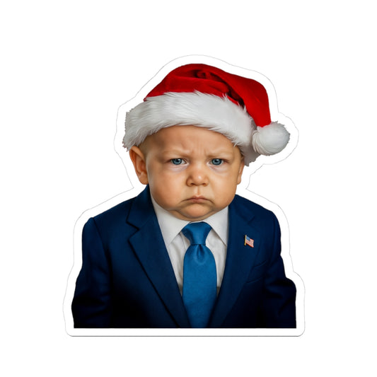 Make Christmas Great Again Sticker - Donald J. Trump