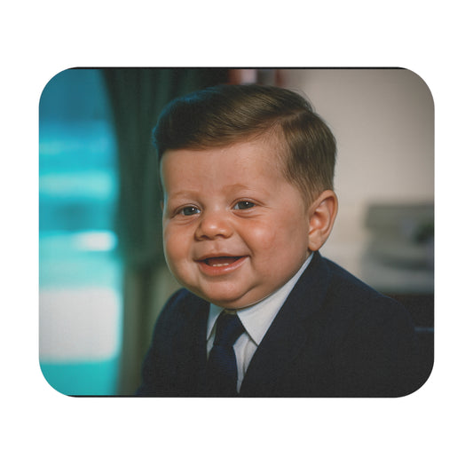 Click to the Moon Mouse Pad - John F. Kennedy