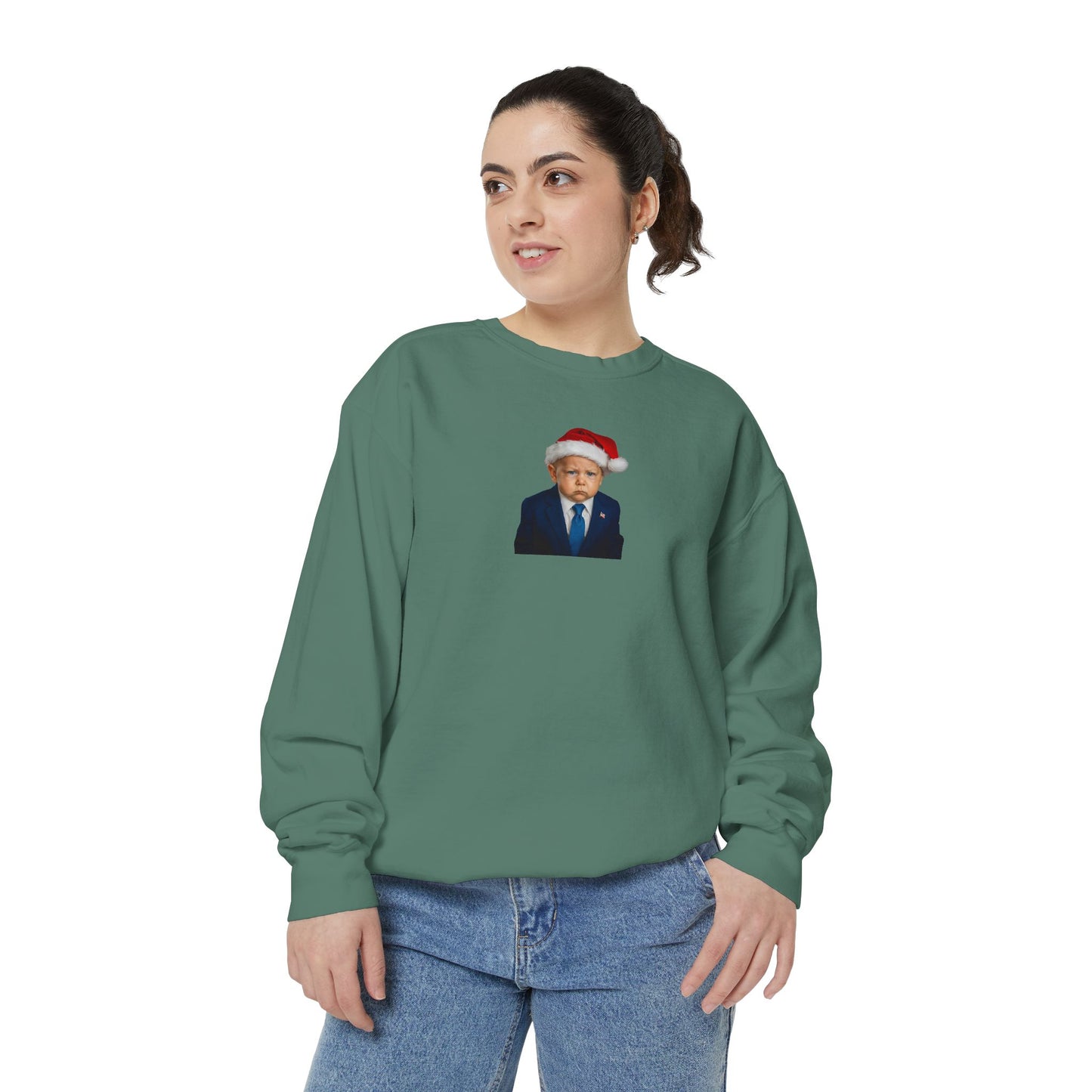 Make Christmas Great Again Crewneck Sweatshirt - Donald J. Trump
