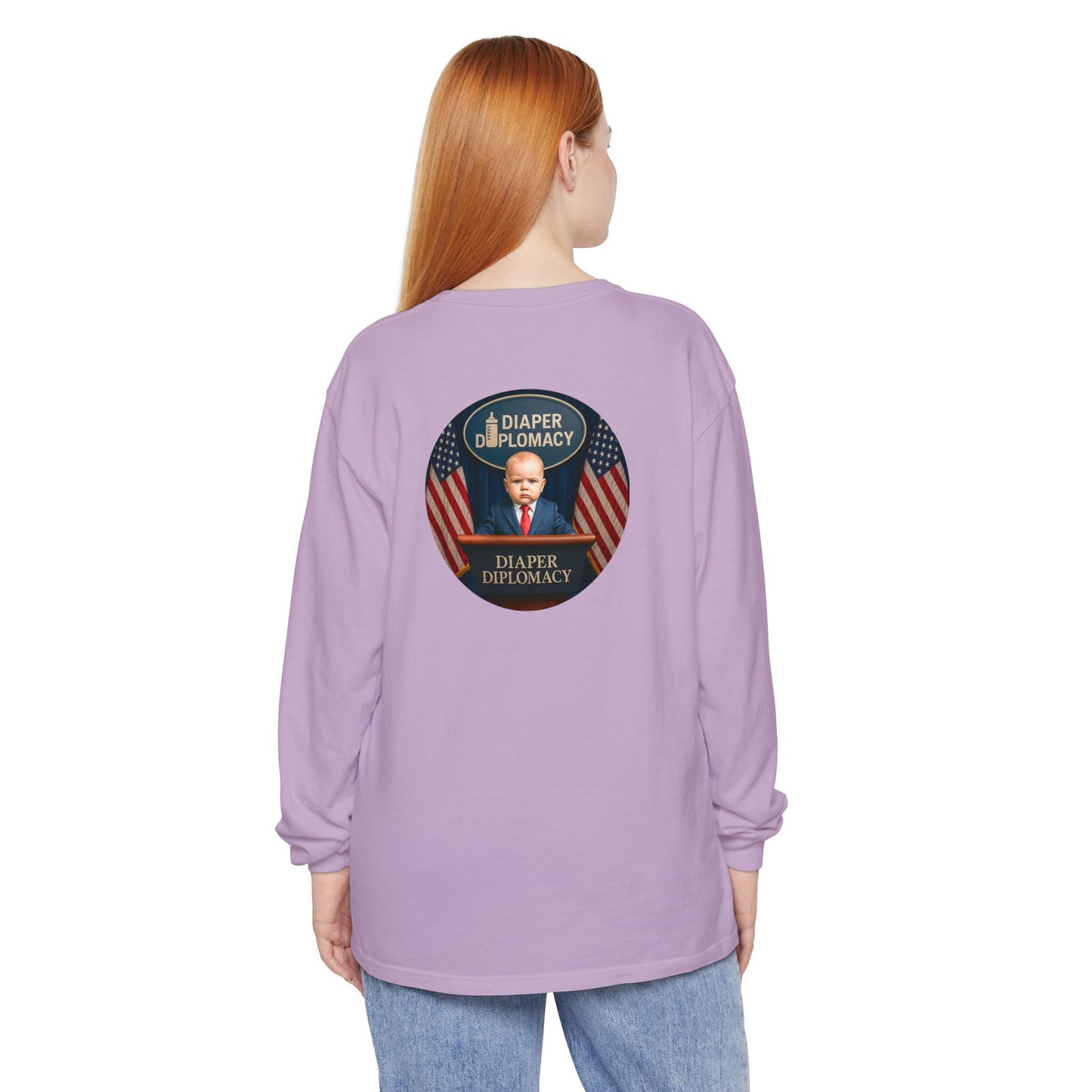 Diaper Diplomacy — Podium Baby Long Sleeve Tee