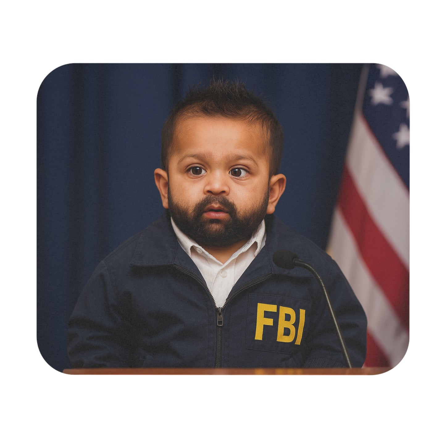 Control + Alt + Declass Mouse Pad - Kash Patel