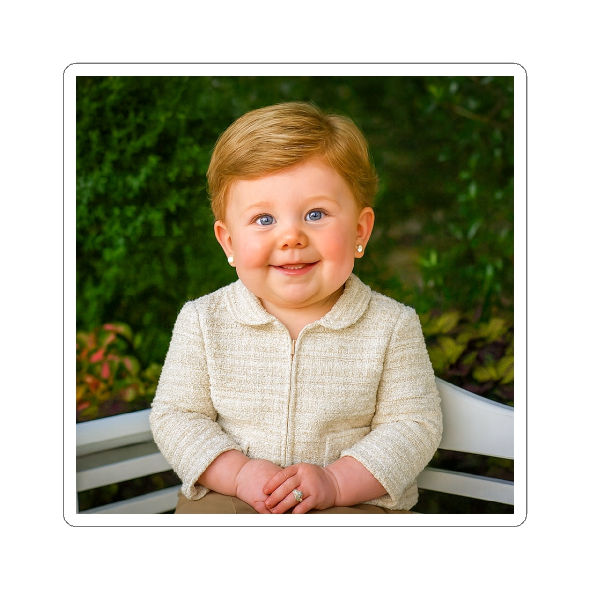 Read My Calm Sticker - Laura Bush