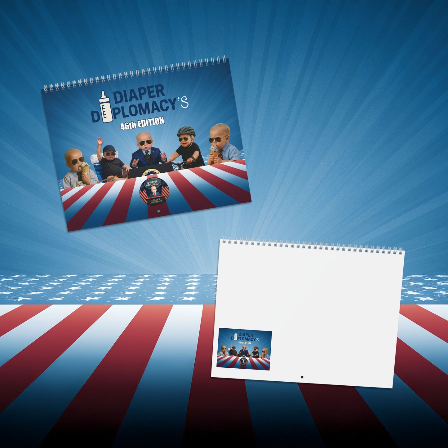 A Year of Aviators: Diaper Diplomacy’s 46th Edition Wall Calendar