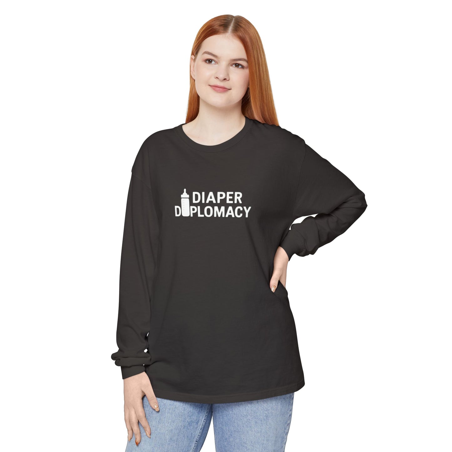 Diaper Diplomacy — Podium Baby Long Sleeve Tee