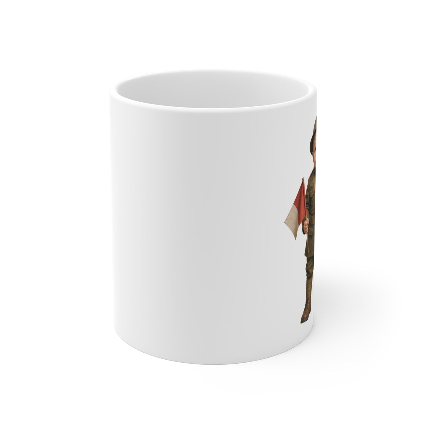 Duty Desk Mug - Army World War I Doughboy Signal Runner