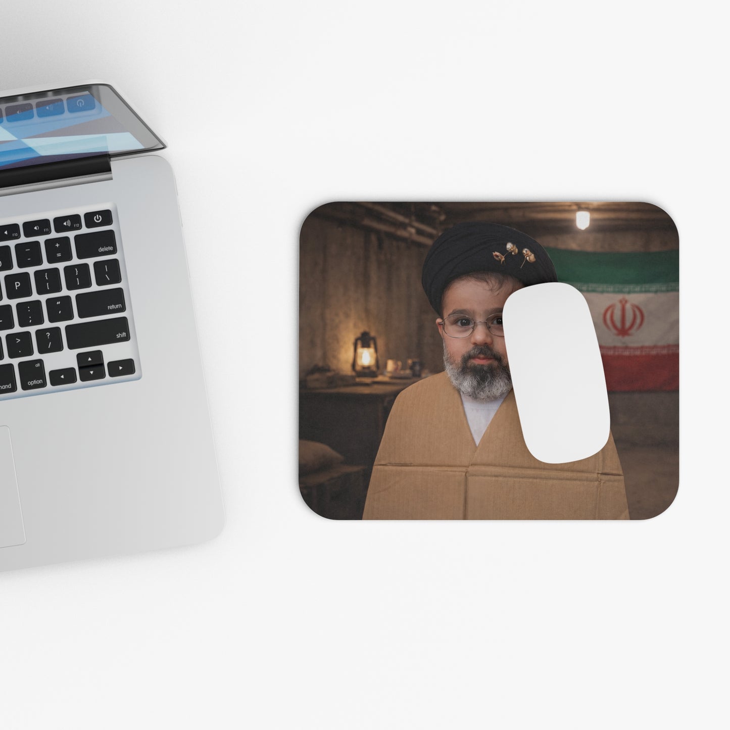 Divine Desktop Decree - Cardboard Ayatollah