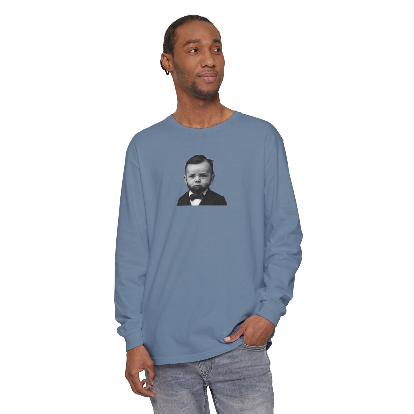 Sleeves of the House Divided (But Warm) Long Sleeve Shirt - Abraham Lincoln