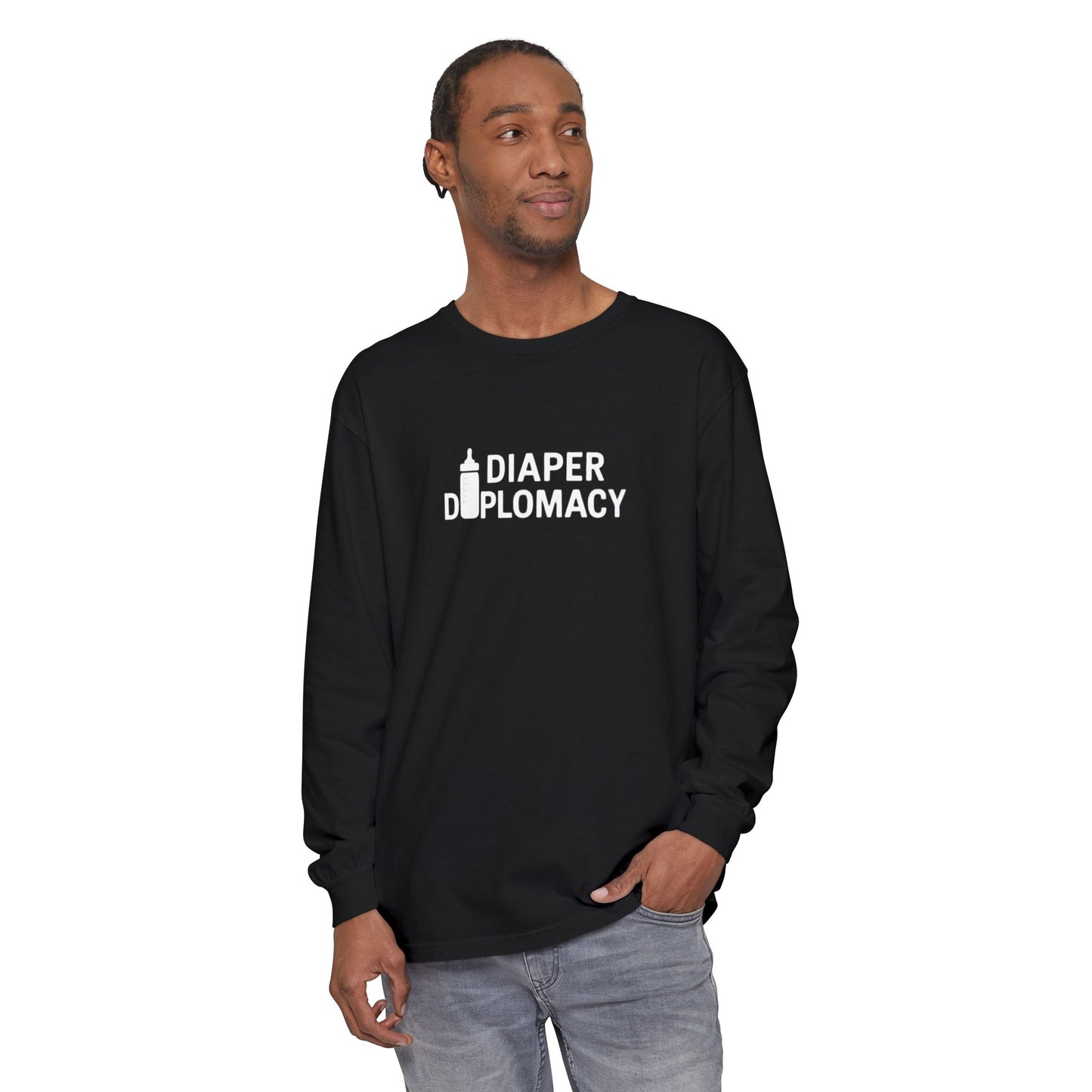Diaper Diplomacy — Podium Baby Long Sleeve Tee