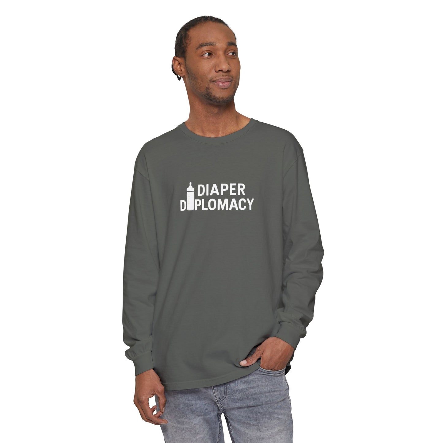 Diaper Diplomacy — Podium Baby Long Sleeve Tee