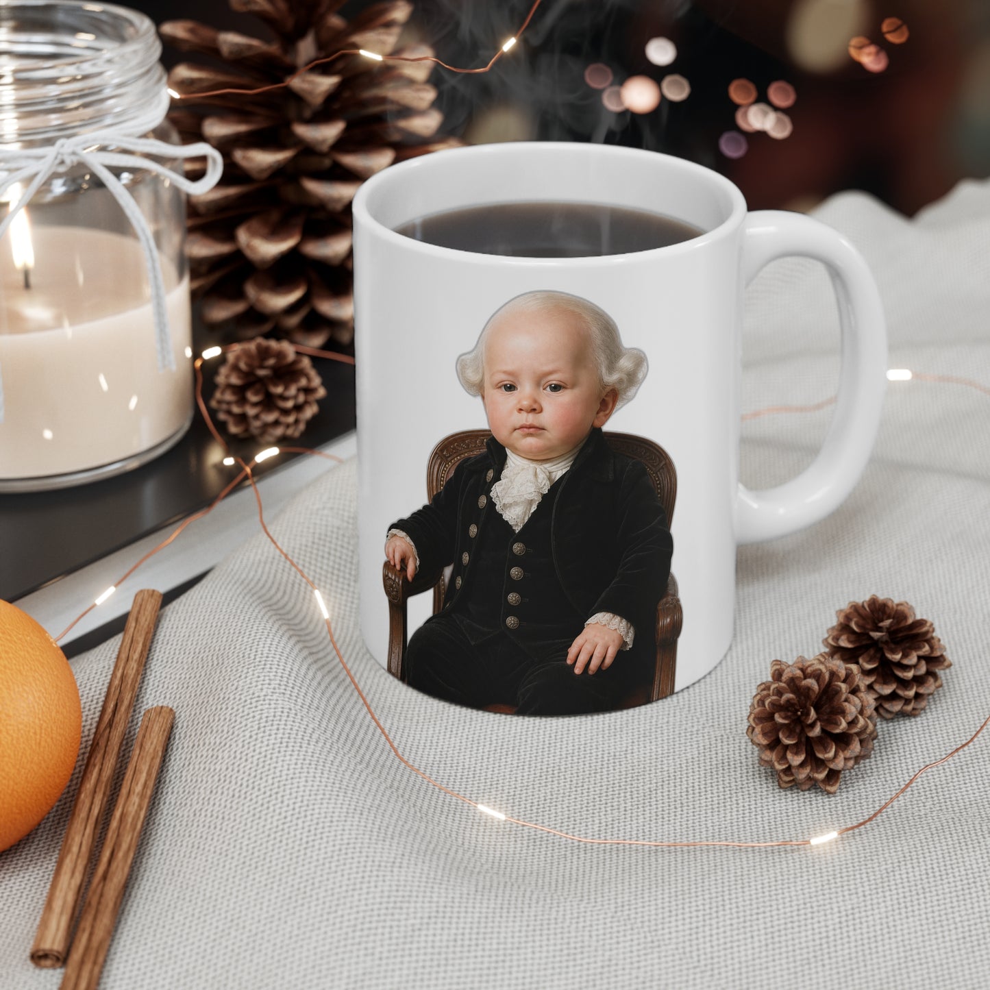 No Taxation Before Naptime Mug - George Washington