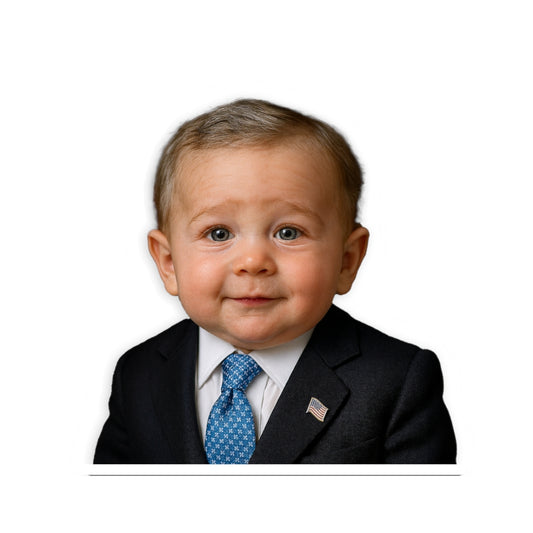 Stickin’ to My Guns (and Your Laptop) Sticker - George W. Bush