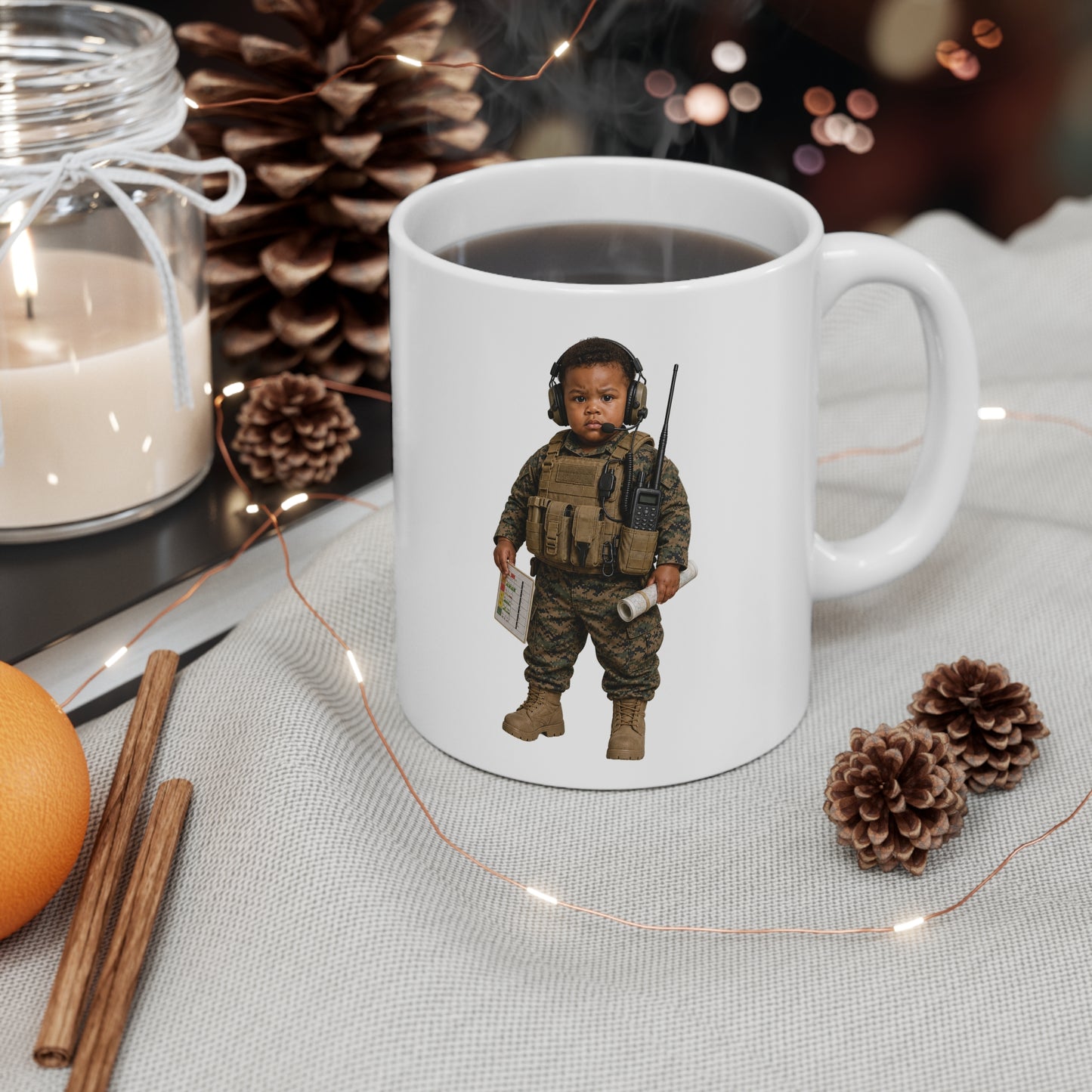 Duty Desk Mug - Marine Corps Modern Raider Communications Operator