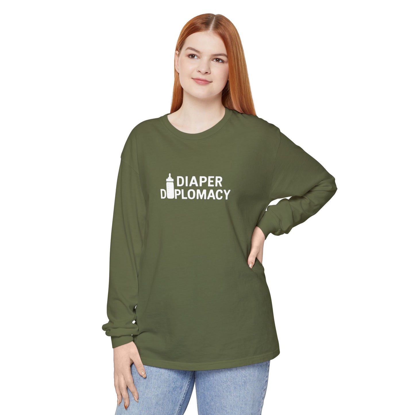 Diaper Diplomacy — Podium Baby Long Sleeve Tee