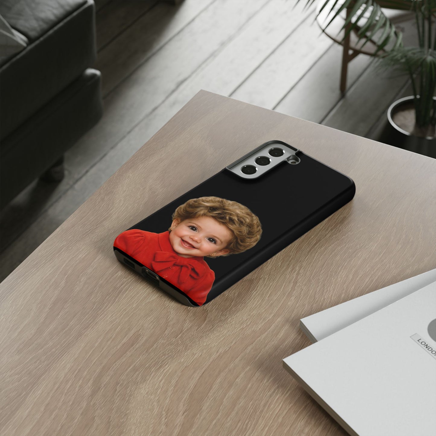 "Just Say No (to Cracks)" Phone Case - Nancy Reagan