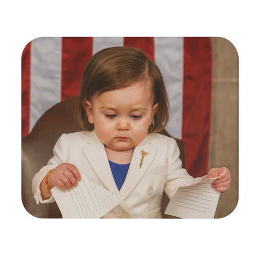 Let 'er Rip Mouse Pad - Nancy Pelosi