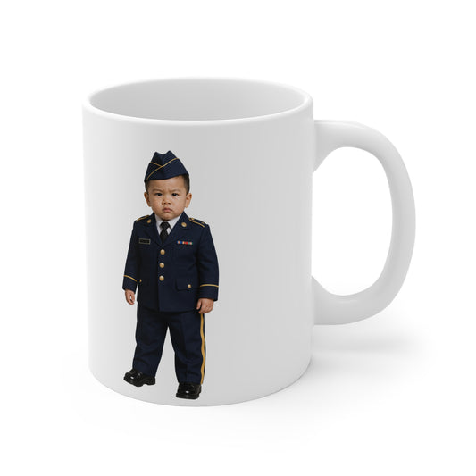 Reveille Roast Mug - Army Modern Dress Uniform Asian Male