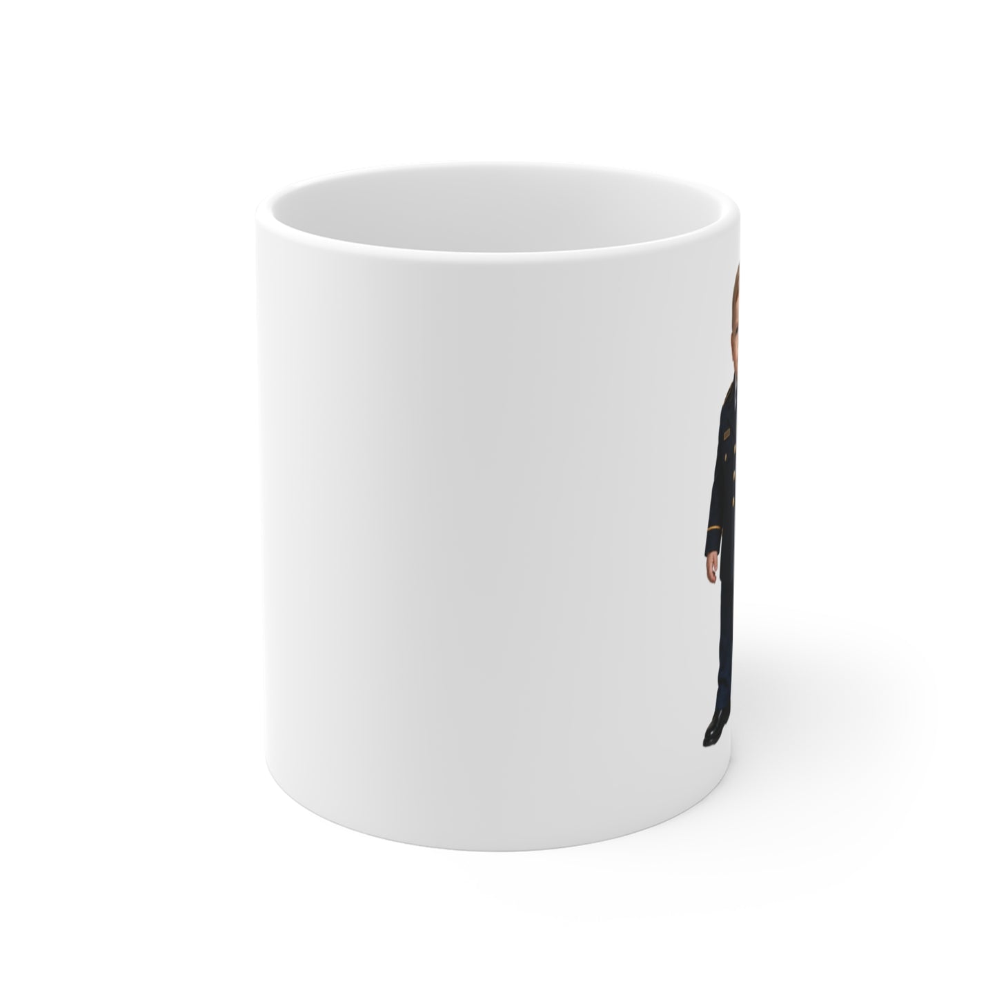 Mess Hall Mug - Army Modern Dress Uniform White Male