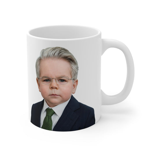 Risk-On Baby Bessent: Morning Liquidity Injection Mug - Scott Bessent