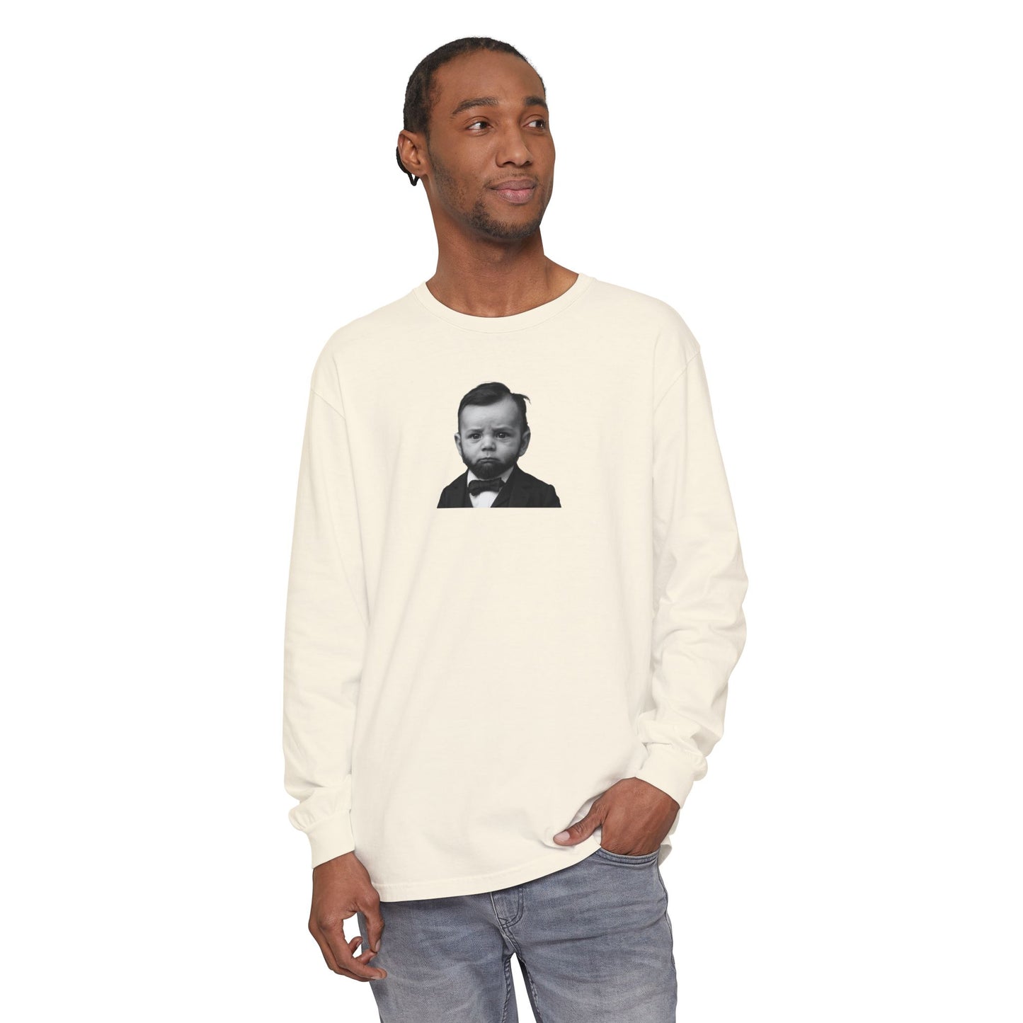 Sleeves of the House Divided (But Warm) Long Sleeve Shirt - Abraham Lincoln